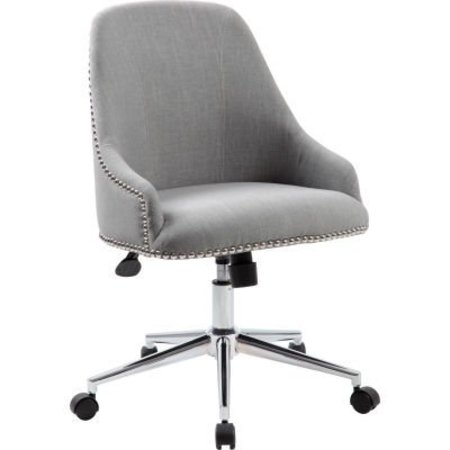 BOSS OFFICE PRODUCTS Boss Carnegie Desk Chair - Fabric - Gray B516C-GY